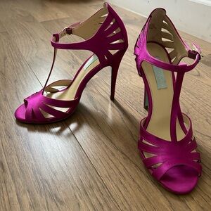 Betsey Johnson gorgeous bright purple sandals